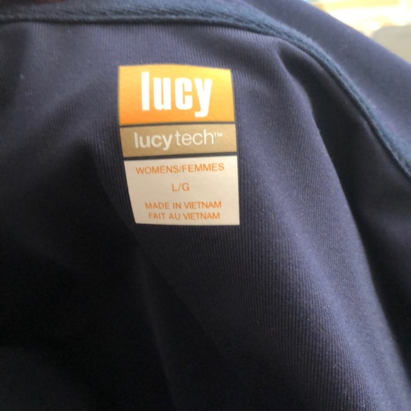 Lucy Navy Blue Zip Up Athletic Jacket - Picture 6 of 7